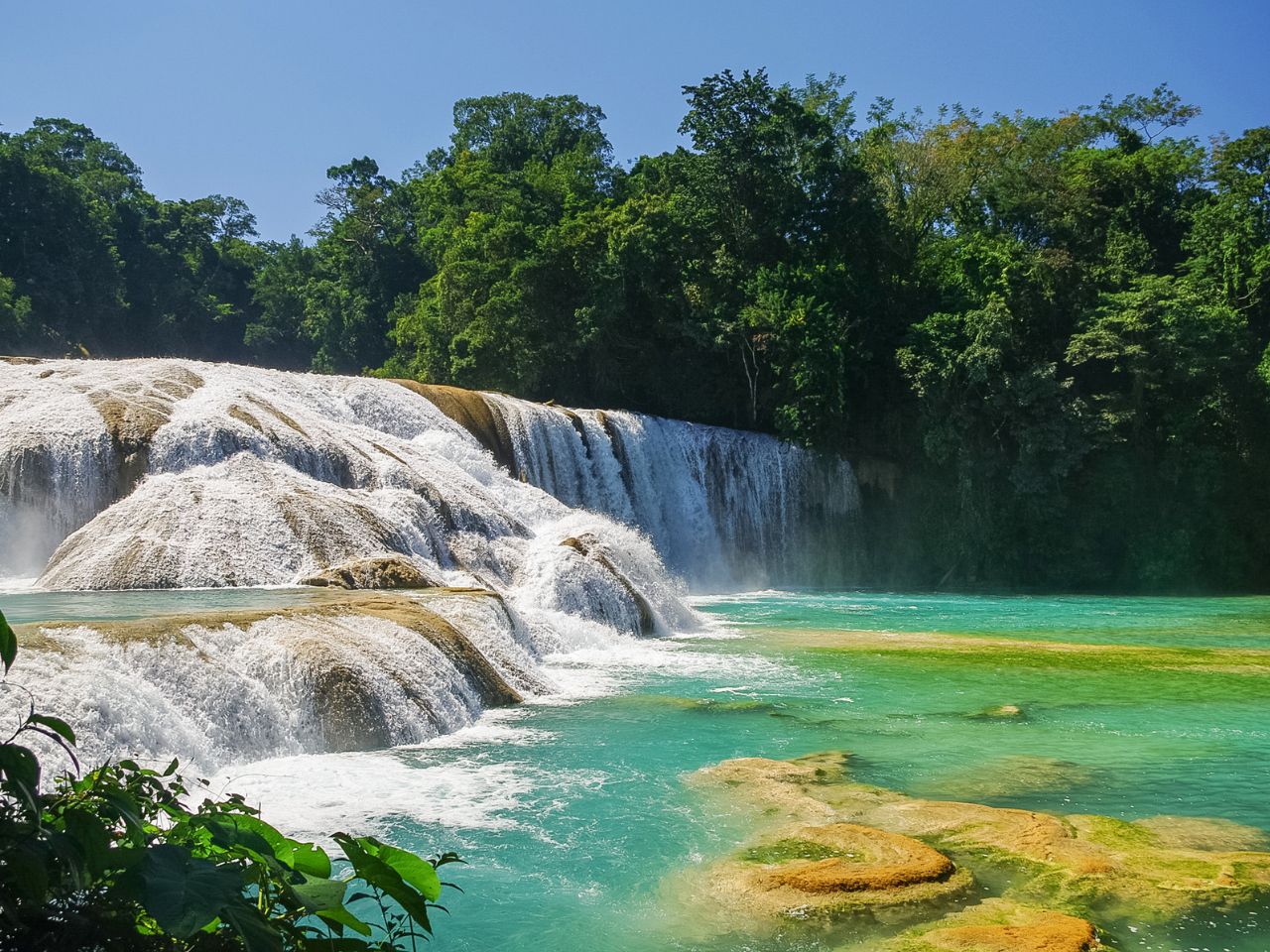 Wodospady Agua Azul