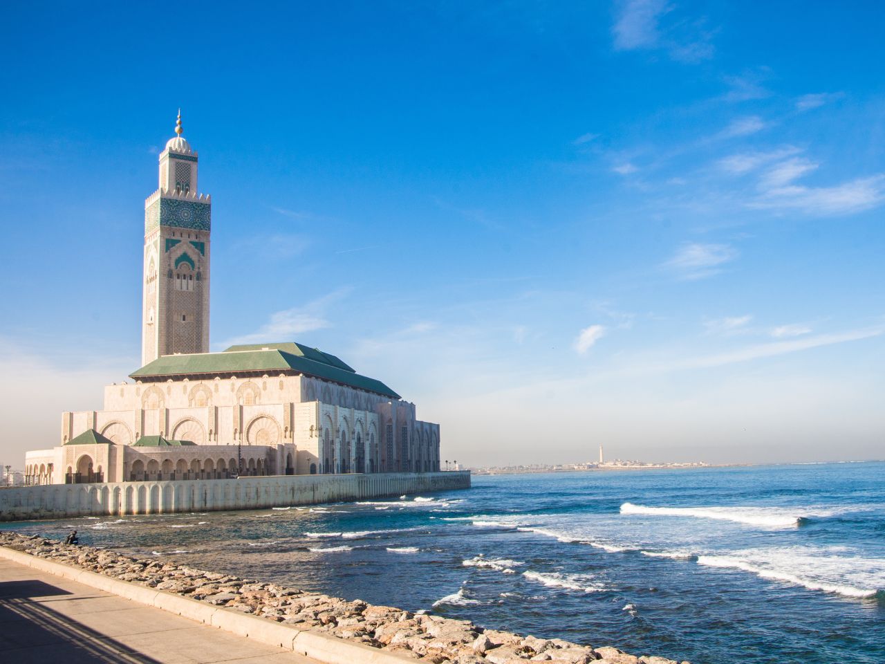 Casablanca, meczet nad morzem